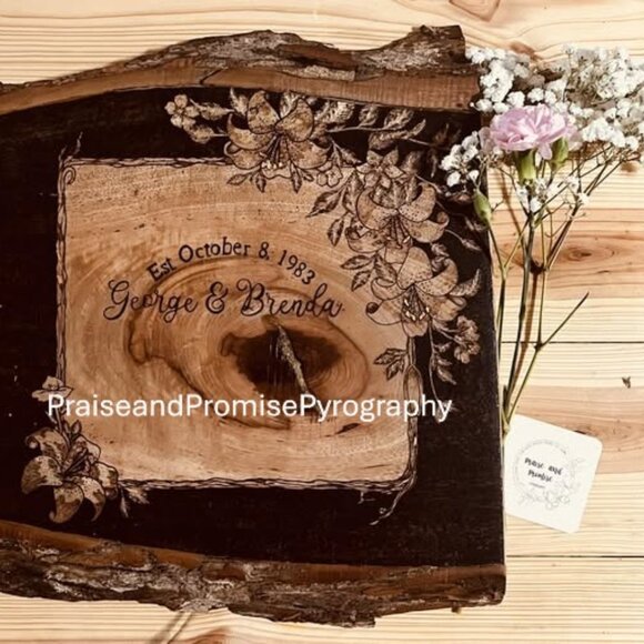 Custom, Hand-Burned Home Decor - Picture 3 of 13